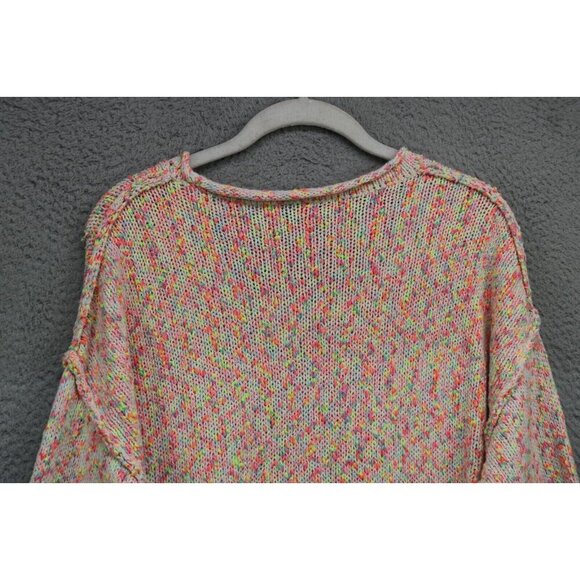 Torrid Flamingo Marled Knit Rainbow Sweater-Size 0-Soft - Picture 10 of 10